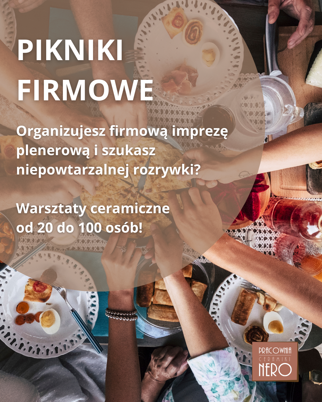 Świąteczne prace ceramiczne wykonane przez uczestników